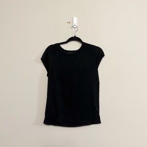 Skull Cashmere 100% Linen black embellished skull print short sleeve shirt